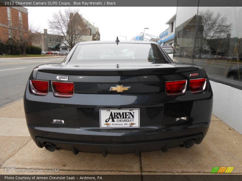 Blue Ray Metallic / Black 2013 Chevrolet Camaro SS/RS Coupe