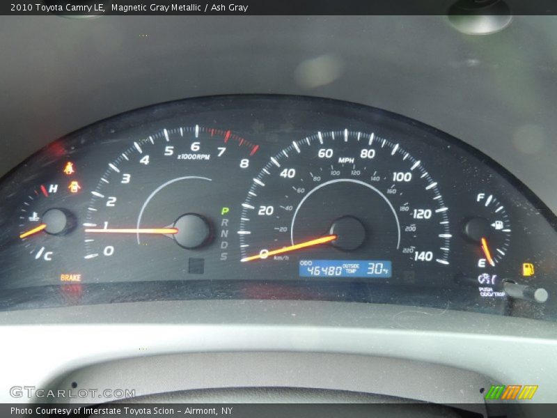 Magnetic Gray Metallic / Ash Gray 2010 Toyota Camry LE