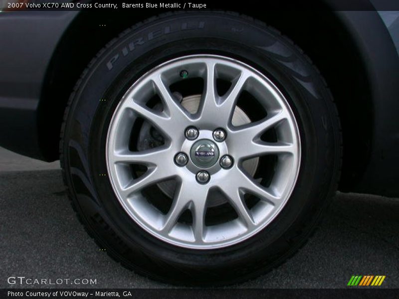 Barents Blue Metallic / Taupe 2007 Volvo XC70 AWD Cross Country
