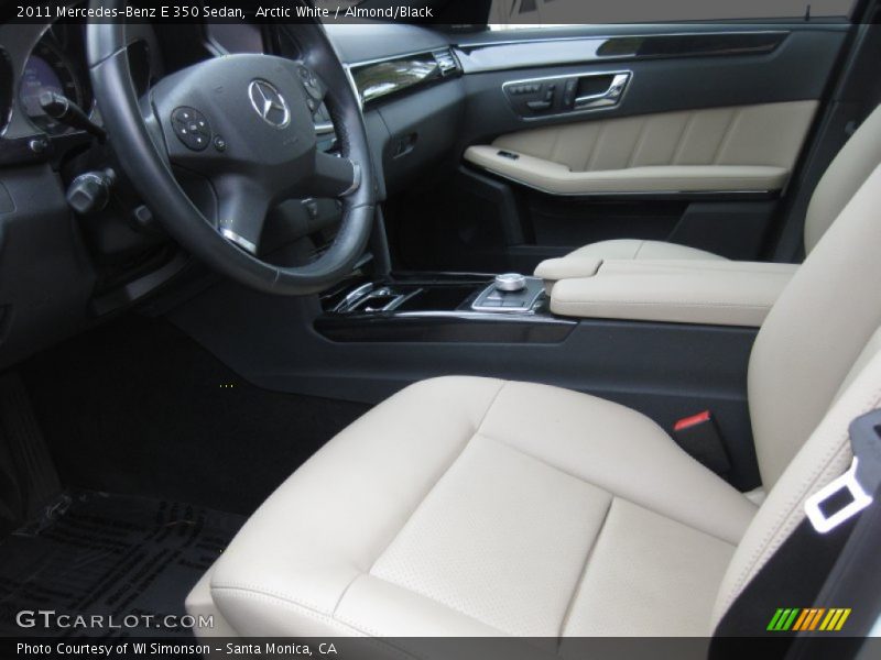 Arctic White / Almond/Black 2011 Mercedes-Benz E 350 Sedan