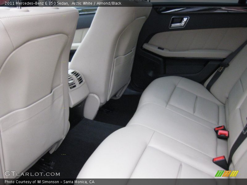 Arctic White / Almond/Black 2011 Mercedes-Benz E 350 Sedan