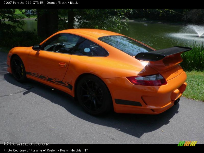 Orange/Black / Black 2007 Porsche 911 GT3 RS