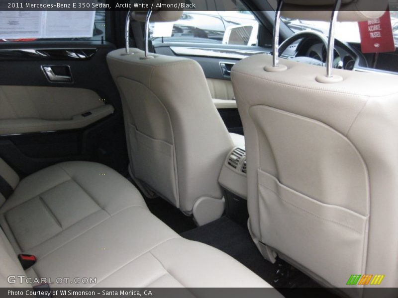 Arctic White / Almond/Black 2011 Mercedes-Benz E 350 Sedan