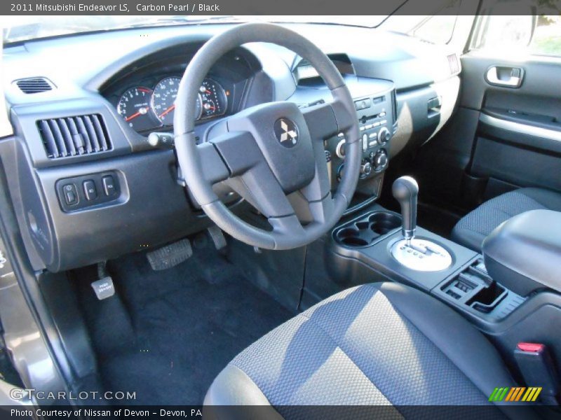 Black Interior - 2011 Endeavor LS 