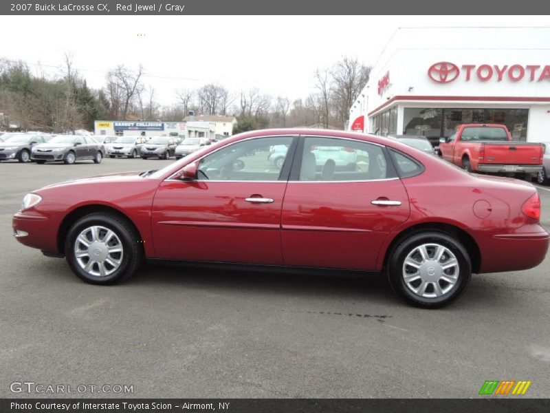 Red Jewel / Gray 2007 Buick LaCrosse CX