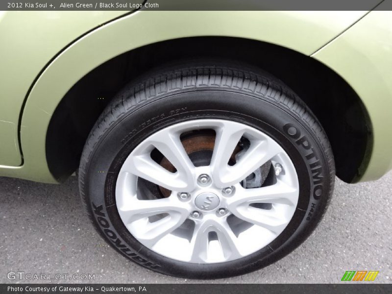 Alien Green / Black Soul Logo Cloth 2012 Kia Soul +