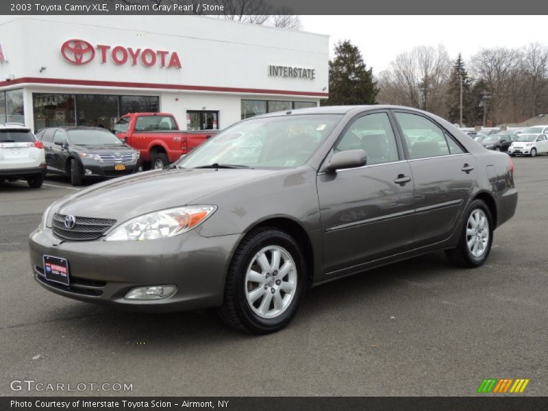 Phantom Gray Pearl / Stone 2003 Toyota Camry XLE