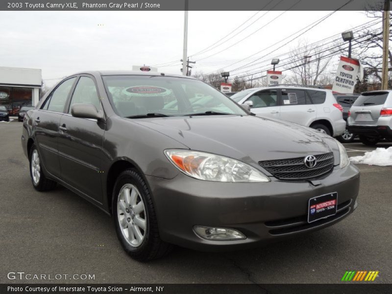 Phantom Gray Pearl / Stone 2003 Toyota Camry XLE