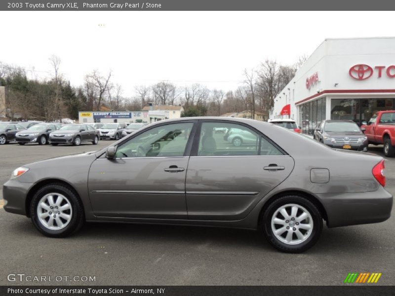 Phantom Gray Pearl / Stone 2003 Toyota Camry XLE