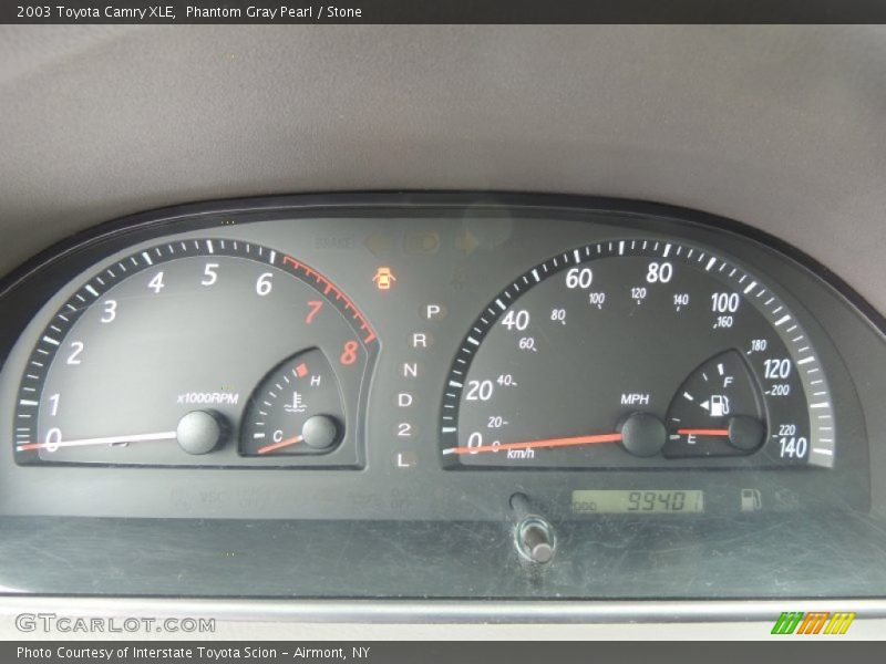 Phantom Gray Pearl / Stone 2003 Toyota Camry XLE