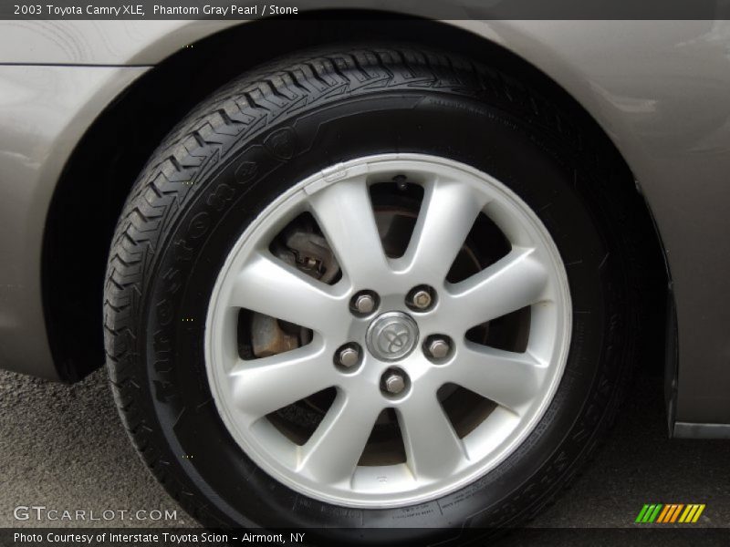 Phantom Gray Pearl / Stone 2003 Toyota Camry XLE