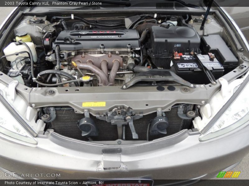 Phantom Gray Pearl / Stone 2003 Toyota Camry XLE
