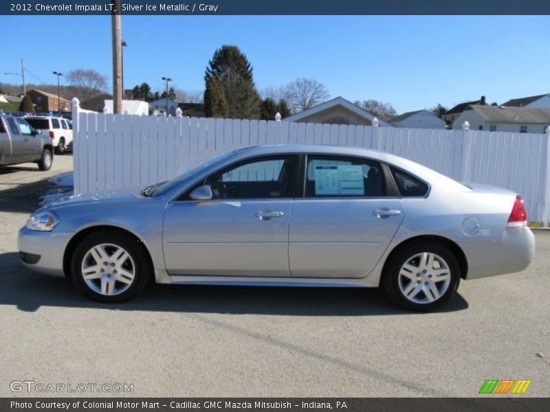 Silver Ice Metallic / Gray 2012 Chevrolet Impala LT