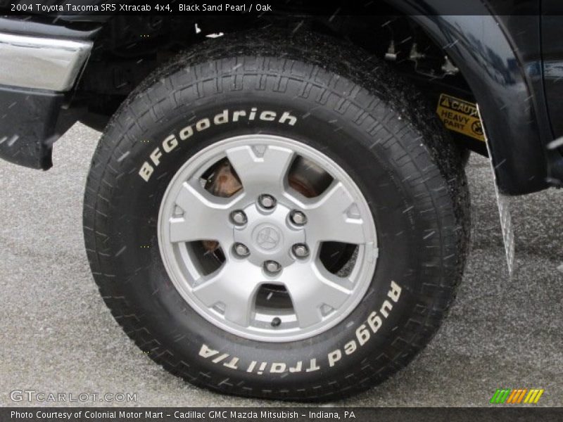 Black Sand Pearl / Oak 2004 Toyota Tacoma SR5 Xtracab 4x4