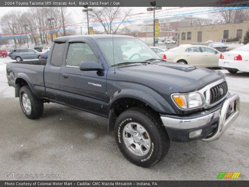 Black Sand Pearl / Oak 2004 Toyota Tacoma SR5 Xtracab 4x4