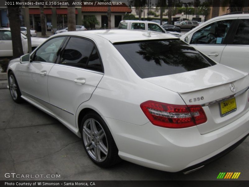 Arctic White / Almond/Black 2011 Mercedes-Benz E 350 Sedan