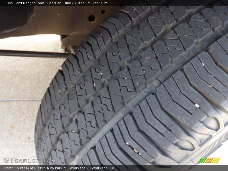Black / Medium Dark Flint 2009 Ford Ranger Sport SuperCab