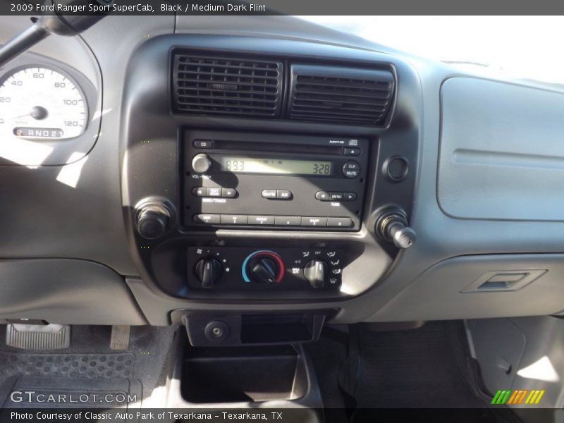 Black / Medium Dark Flint 2009 Ford Ranger Sport SuperCab