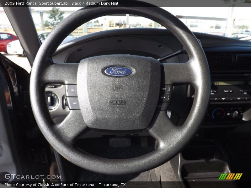 Black / Medium Dark Flint 2009 Ford Ranger Sport SuperCab