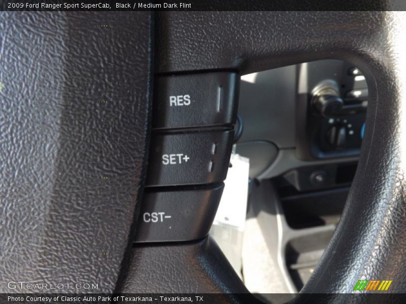 Black / Medium Dark Flint 2009 Ford Ranger Sport SuperCab
