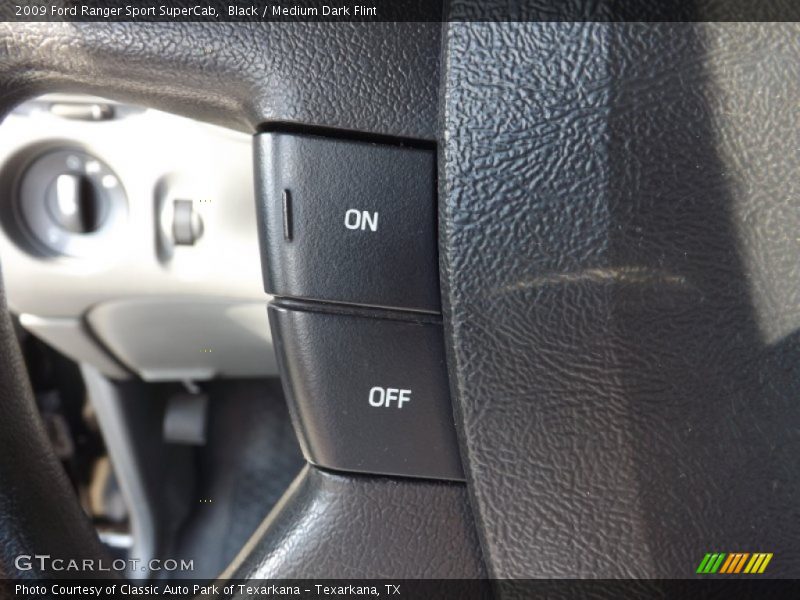 Black / Medium Dark Flint 2009 Ford Ranger Sport SuperCab