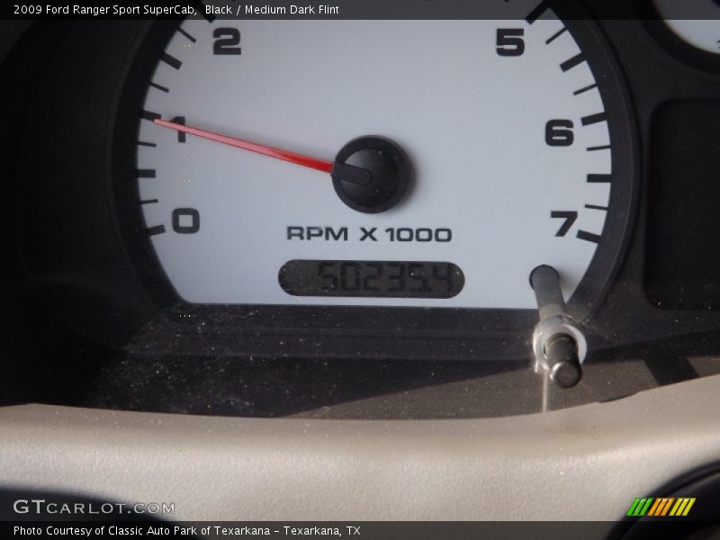 Black / Medium Dark Flint 2009 Ford Ranger Sport SuperCab