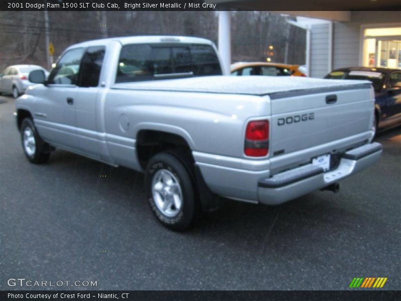 Bright Silver Metallic / Mist Gray 2001 Dodge Ram 1500 SLT Club Cab