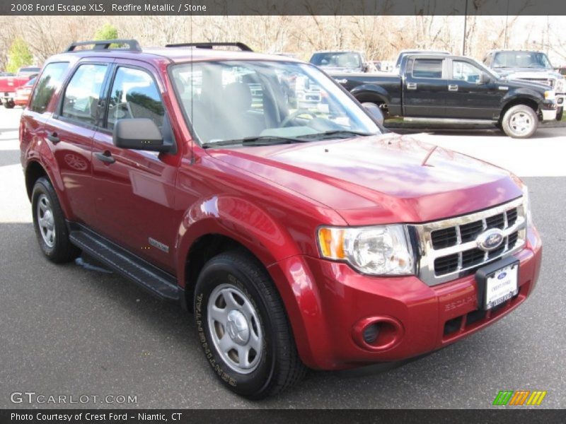 Redfire Metallic / Stone 2008 Ford Escape XLS