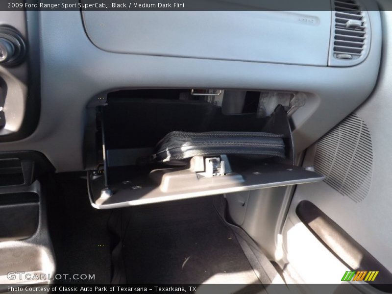 Black / Medium Dark Flint 2009 Ford Ranger Sport SuperCab