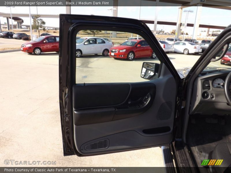 Black / Medium Dark Flint 2009 Ford Ranger Sport SuperCab
