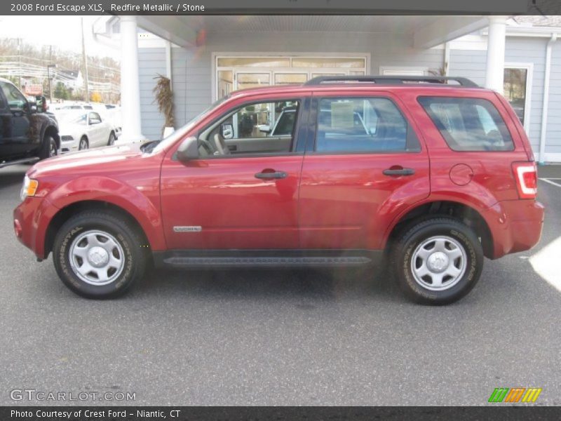 Redfire Metallic / Stone 2008 Ford Escape XLS