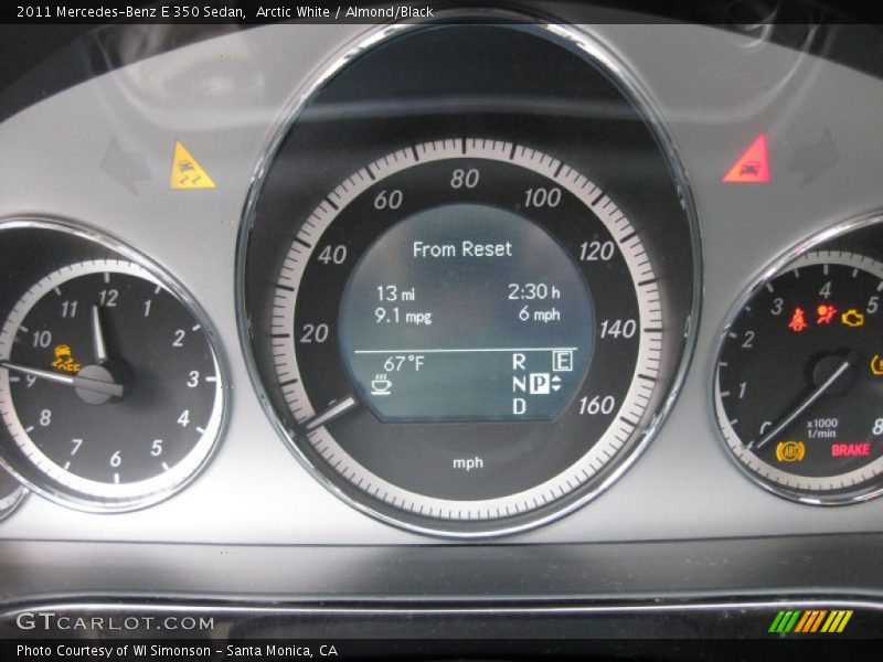 Arctic White / Almond/Black 2011 Mercedes-Benz E 350 Sedan