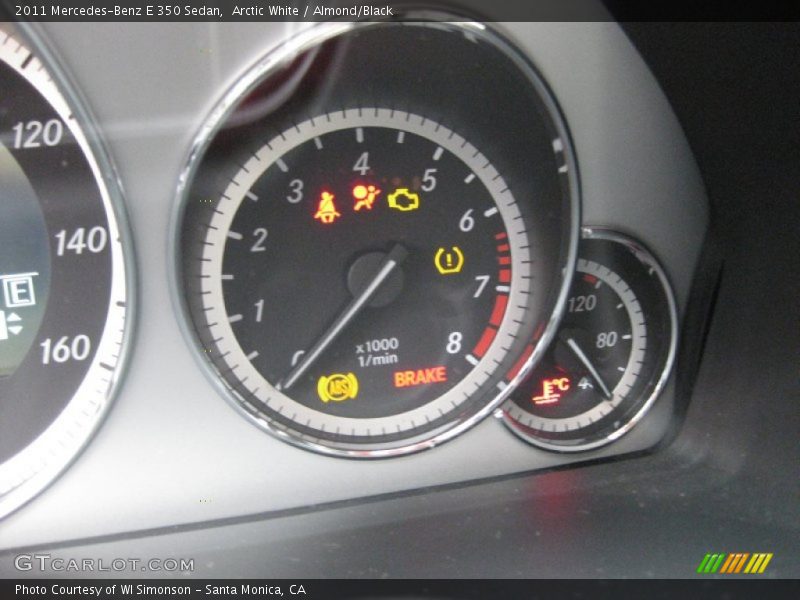 Arctic White / Almond/Black 2011 Mercedes-Benz E 350 Sedan