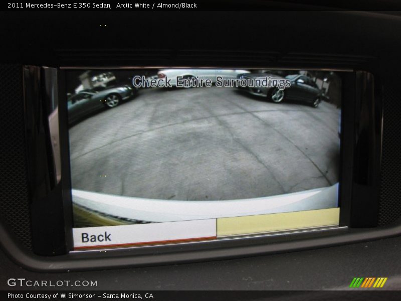 Arctic White / Almond/Black 2011 Mercedes-Benz E 350 Sedan
