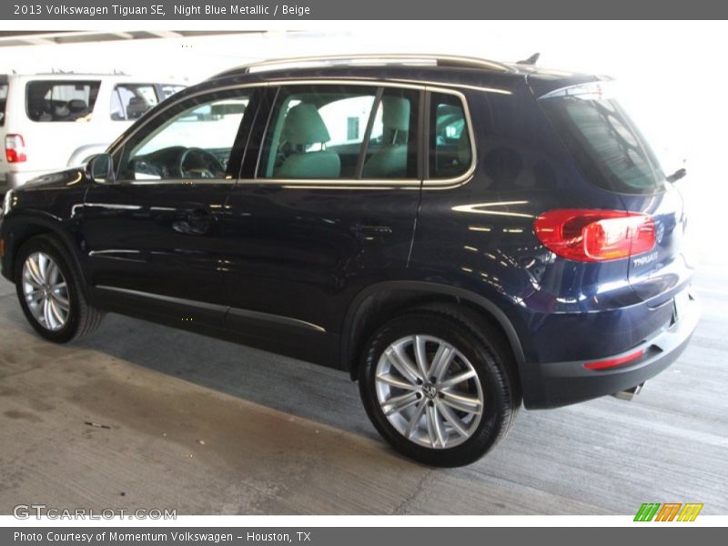 Night Blue Metallic / Beige 2013 Volkswagen Tiguan SE