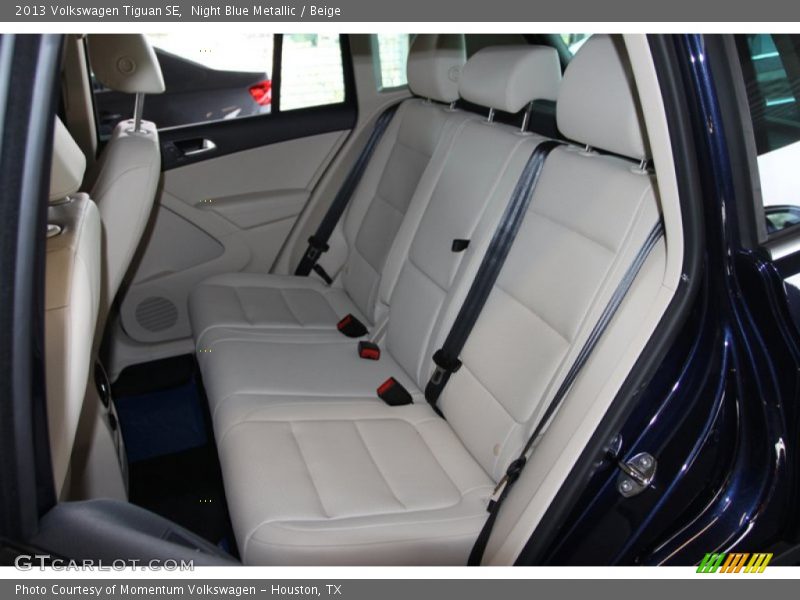 Night Blue Metallic / Beige 2013 Volkswagen Tiguan SE
