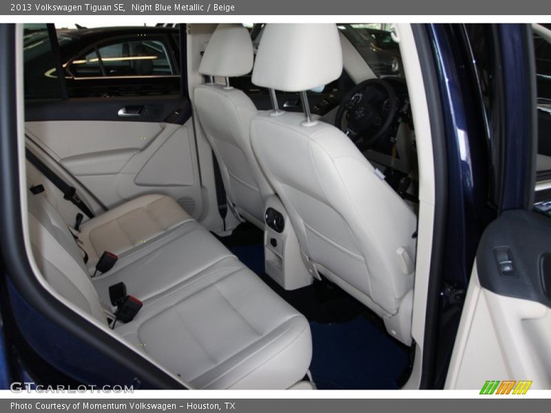 Night Blue Metallic / Beige 2013 Volkswagen Tiguan SE