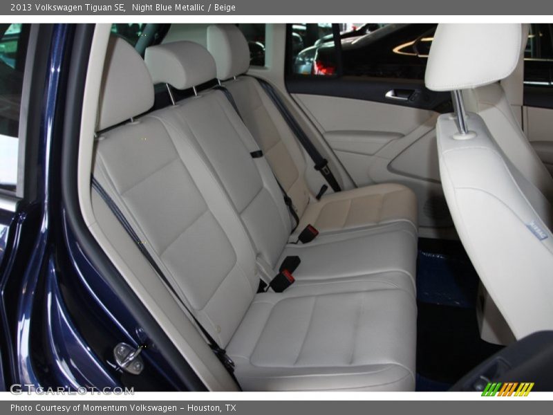 Night Blue Metallic / Beige 2013 Volkswagen Tiguan SE