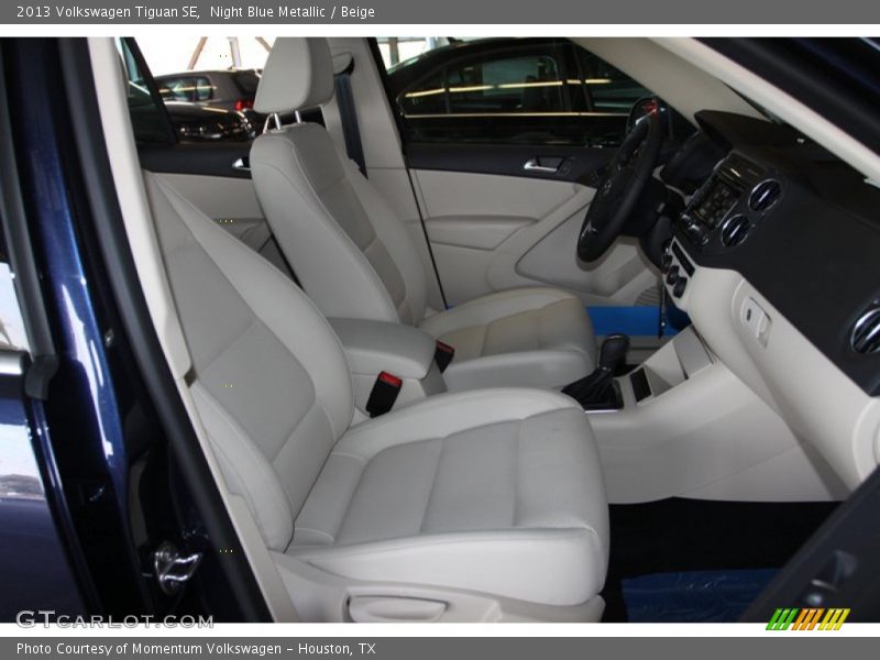 Night Blue Metallic / Beige 2013 Volkswagen Tiguan SE
