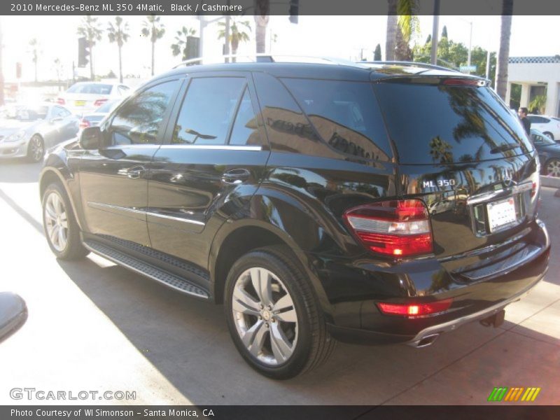 Black / Cashmere 2010 Mercedes-Benz ML 350 4Matic