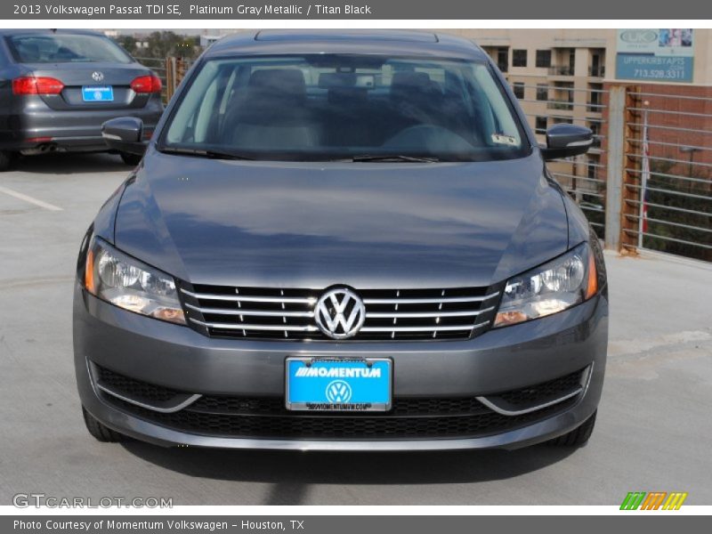 Platinum Gray Metallic / Titan Black 2013 Volkswagen Passat TDI SE