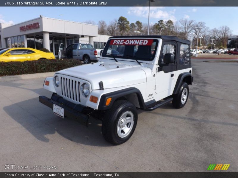 Stone White / Dark Slate Gray 2006 Jeep Wrangler SE 4x4