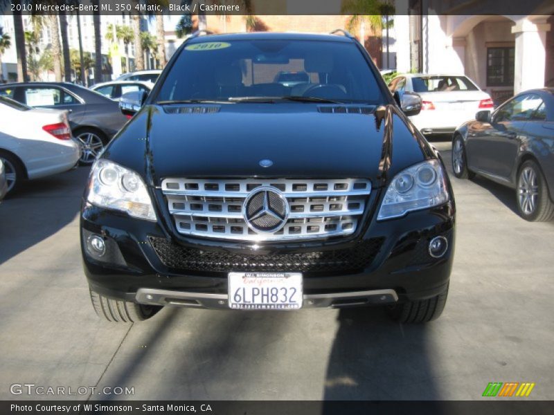Black / Cashmere 2010 Mercedes-Benz ML 350 4Matic
