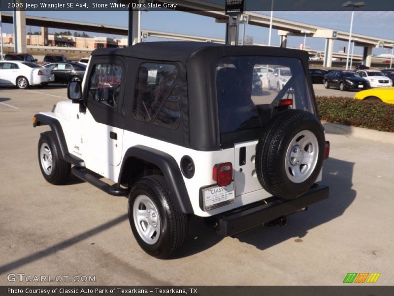 Stone White / Dark Slate Gray 2006 Jeep Wrangler SE 4x4