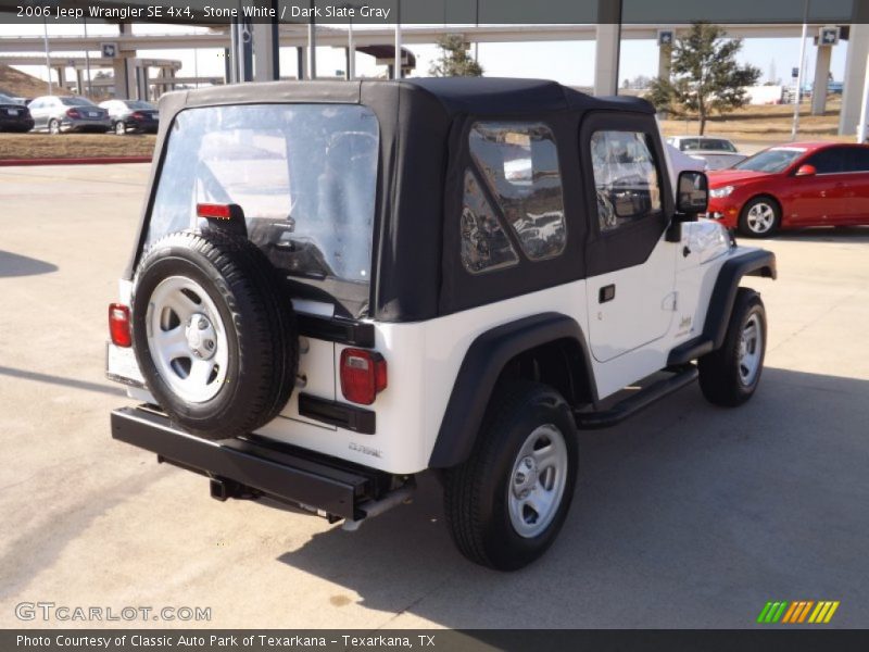 Stone White / Dark Slate Gray 2006 Jeep Wrangler SE 4x4