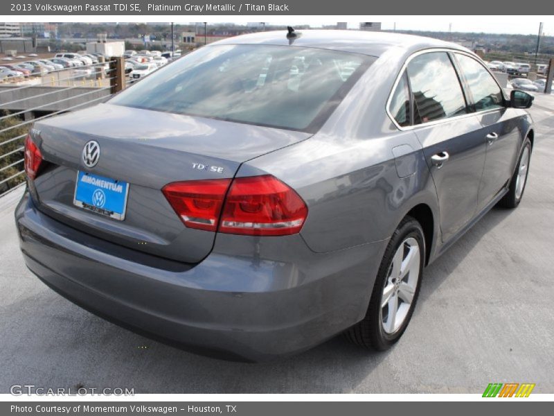 Platinum Gray Metallic / Titan Black 2013 Volkswagen Passat TDI SE