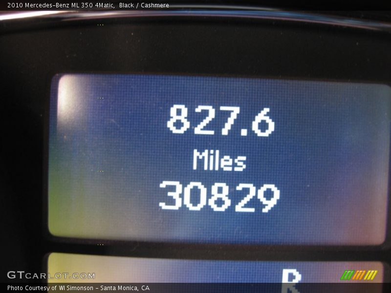 Black / Cashmere 2010 Mercedes-Benz ML 350 4Matic