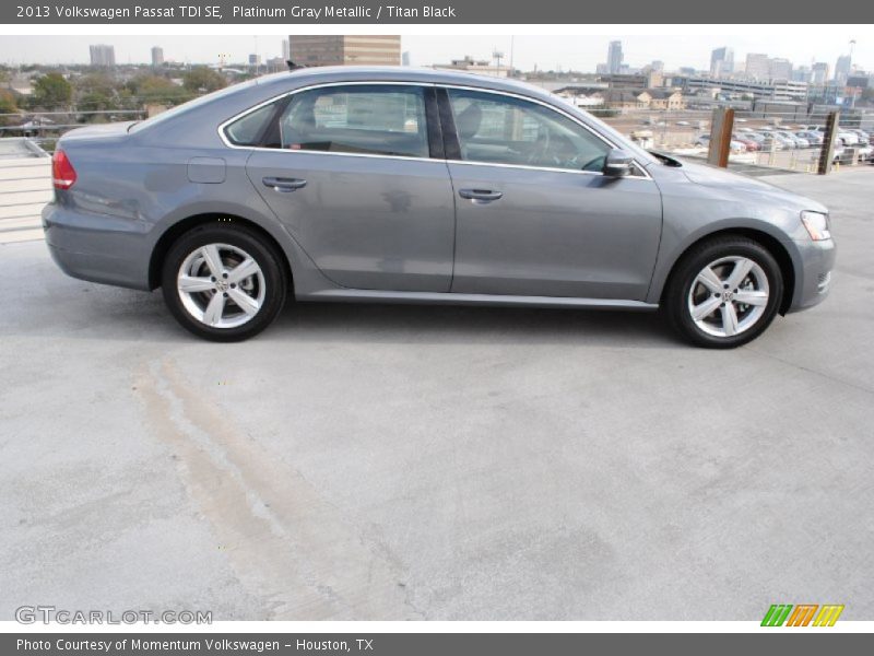 Platinum Gray Metallic / Titan Black 2013 Volkswagen Passat TDI SE