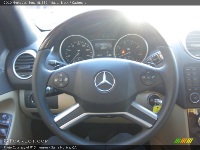 Black / Cashmere 2010 Mercedes-Benz ML 350 4Matic