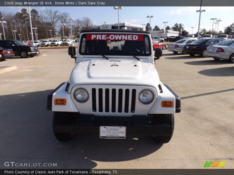 Stone White / Dark Slate Gray 2006 Jeep Wrangler SE 4x4